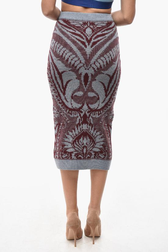  에트로 롱 스커트 WRKB0029 AQ025 S9000 Burgundy - ETRO