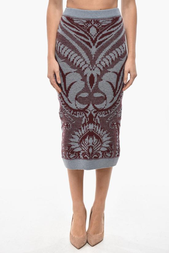  에트로 롱 스커트 WRKB0029 AQ025 S9000 Burgundy