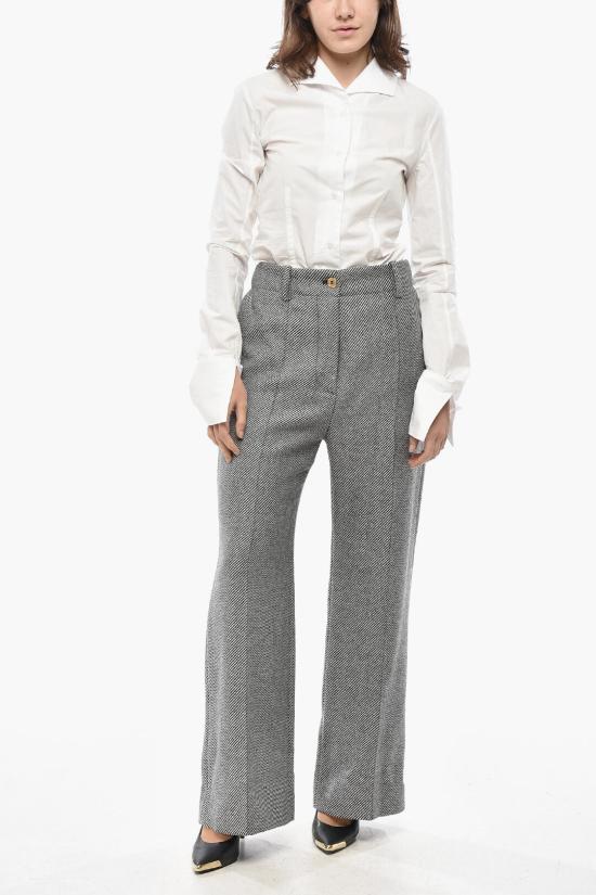  파투 스트레이트 팬츠 TR0020149WO 963A Nero Grigio - PATOU