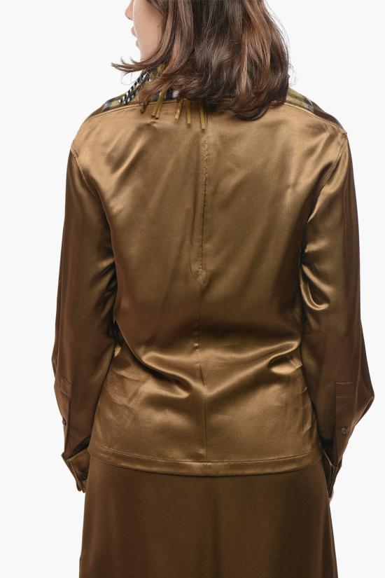  버버리 블라우스 8099116148076 C1428 Brown - BURBERRY