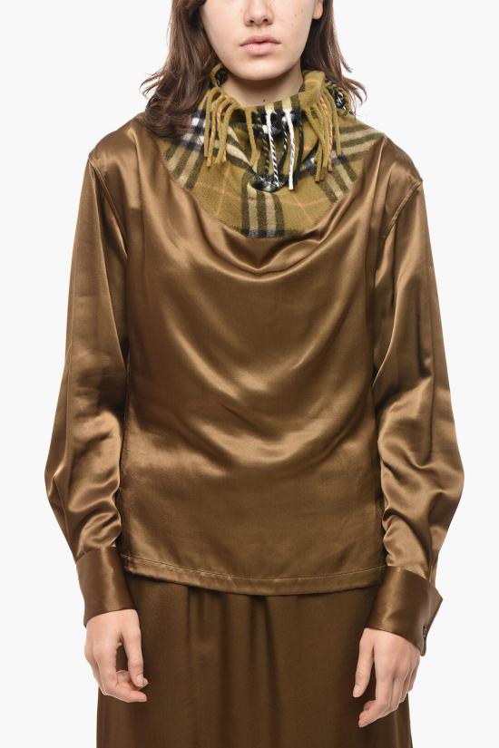  버버리 블라우스 8099116148076 C1428 Brown