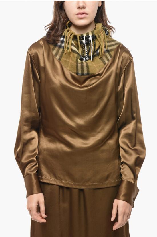  버버리 블라우스 8099116148076 C1428 Brown