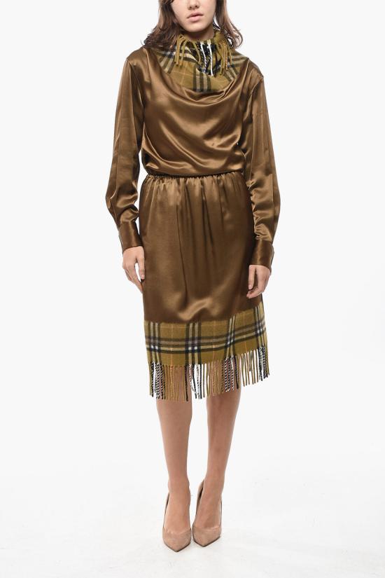  버버리 롱 스커트 8098591148076 C1428 Brown - BURBERRY