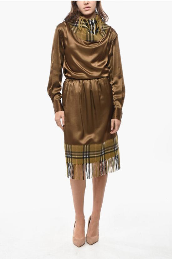  버버리 롱 스커트 8098591148076 C1428 Brown - BURBERRY