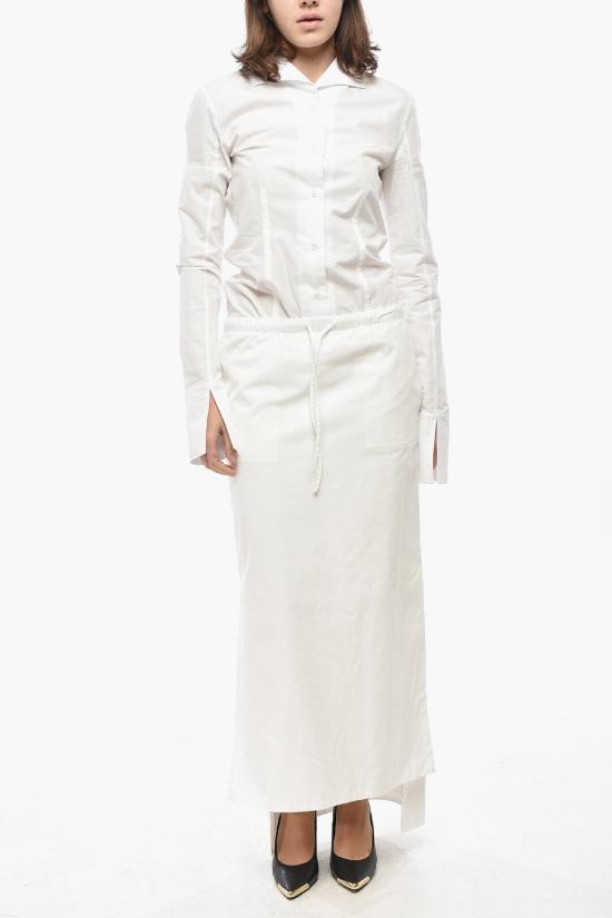  1989 스튜디오 롱 스커트 S03WDF001FAB0014000 White - 1989 STUDIO