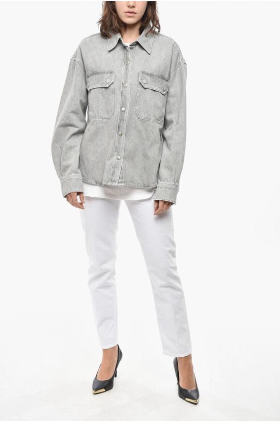  에이골디 데님 셔츠 A7299 1656 RIAN Gray - AGOLDE