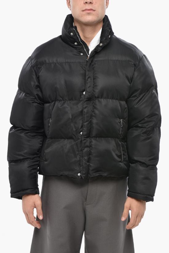  1989 스튜디오 숏패딩 MFW24 116 LOGO BLK Black