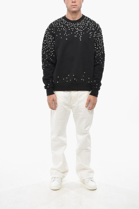  1989 스튜디오 긴팔 티셔츠 MFW24 301 CRYSTAL BLK Black - 1989 STUDIO