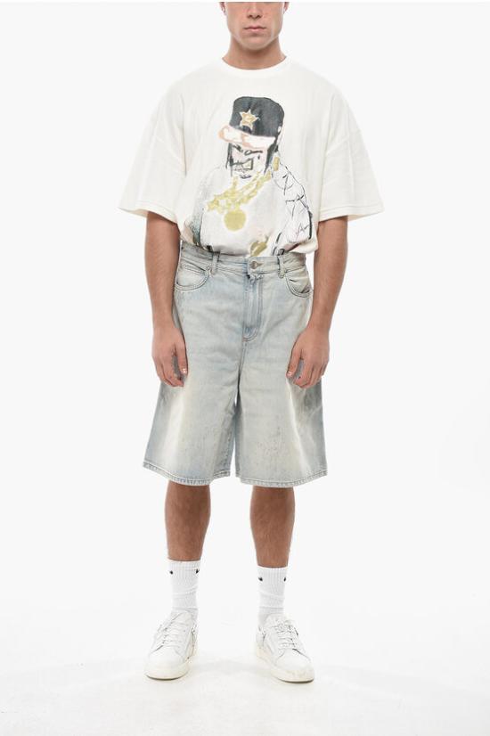  1989 스튜디오 데님 숏팬츠 S03MCD001DEN0016100 Light blue - 1989 STUDIO