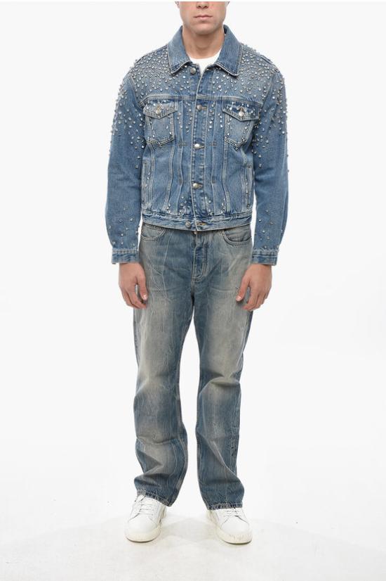  1989 스튜디오 데님 자켓 MFW24 701 CRYSTAL BLU Blue - 1989 STUDIO