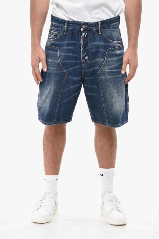  디스퀘어드2 데님 숏팬츠 S74MU0872 S30309 470 Blue