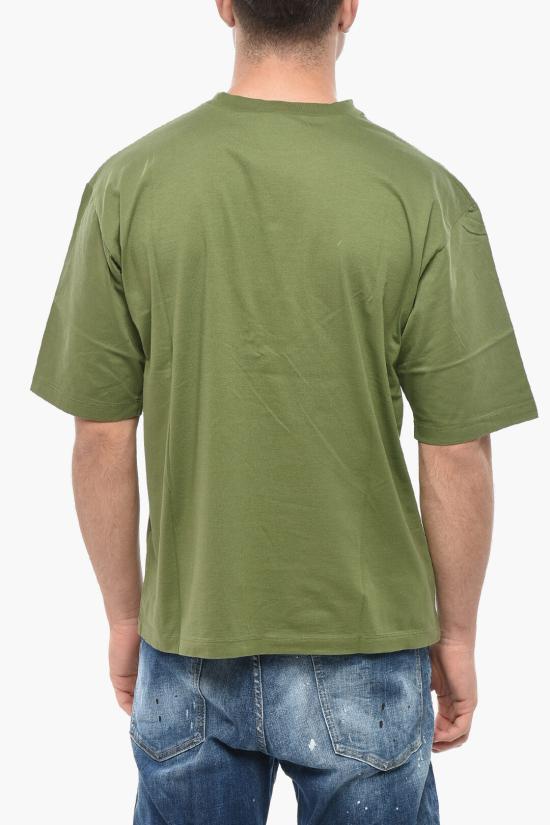  디스퀘어드2 반팔 티셔츠 S74GD1407 S23009 707 Military Green - DSQUARED2