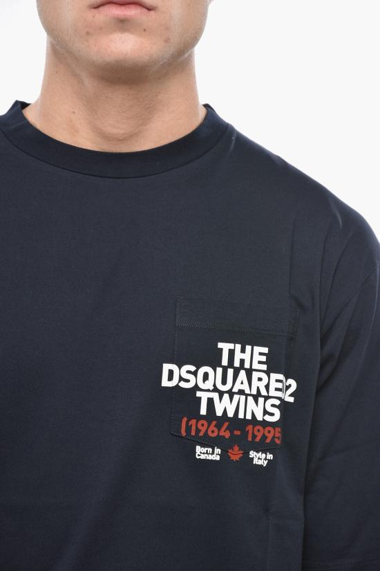  디스퀘어드2 반팔 티셔츠 S74GD1407 S23009 524W Blue - DSQUARED2