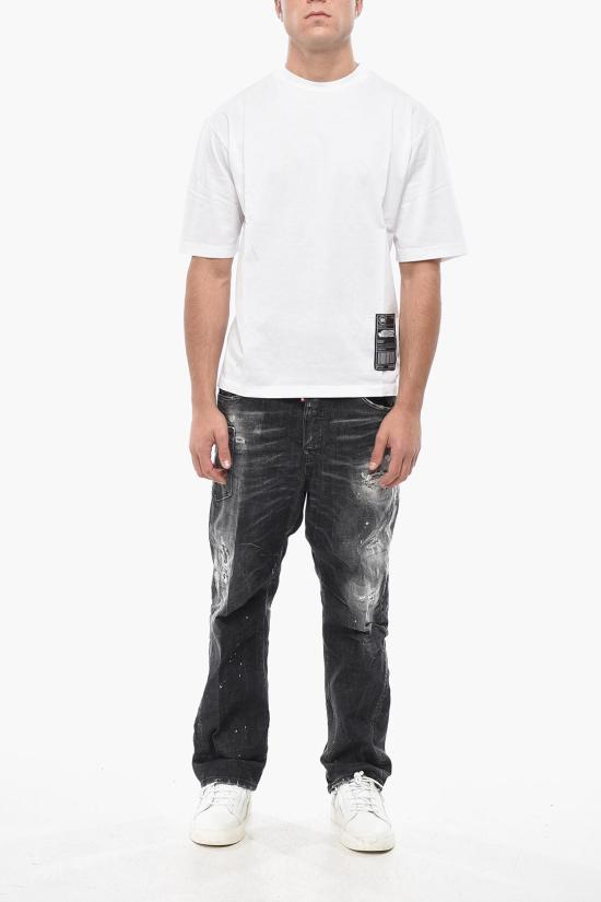  디스퀘어드2 반팔 티셔츠 S74GD1406 S23009 100 White - DSQUARED2
