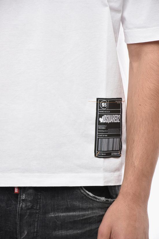  디스퀘어드2 반팔 티셔츠 S74GD1406 S23009 100 White - DSQUARED2