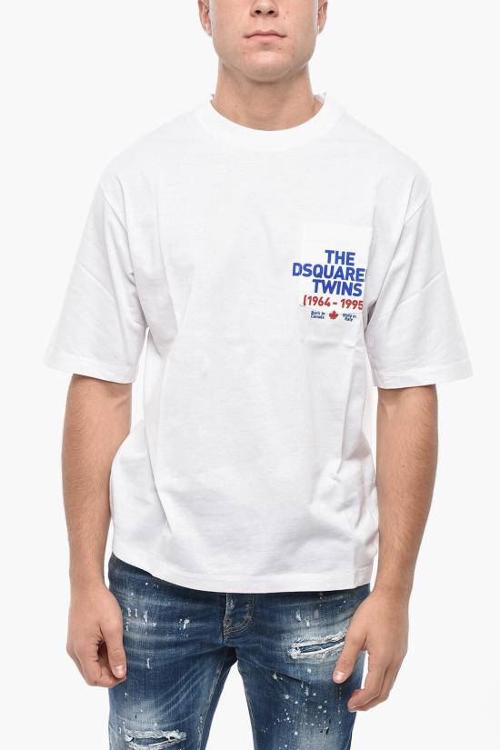  디스퀘어드2 반팔 티셔츠 S74GD1407 S23009 100 White