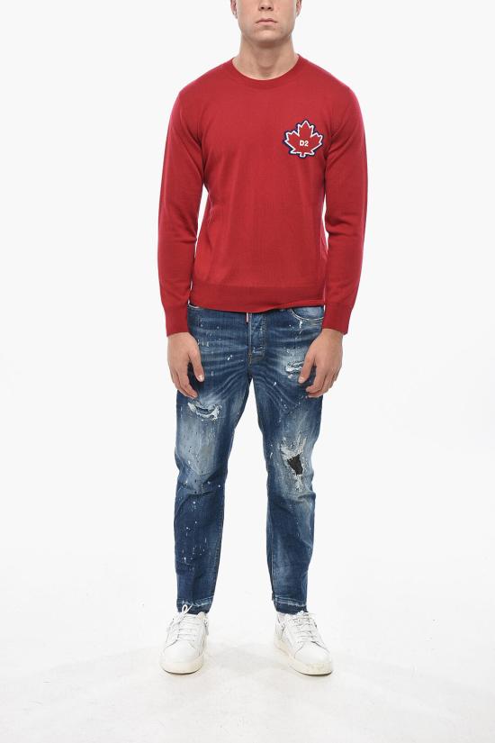  디스퀘어드2 스웨터 S74HA1528 D13086 307 Red - DSQUARED2