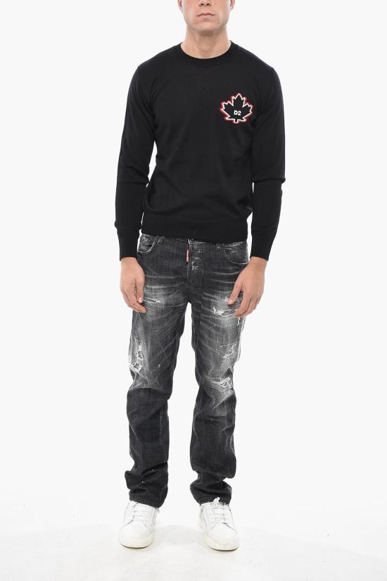  디스퀘어드2 스웨터 S74HA1528 D13086 900 Black - DSQUARED2