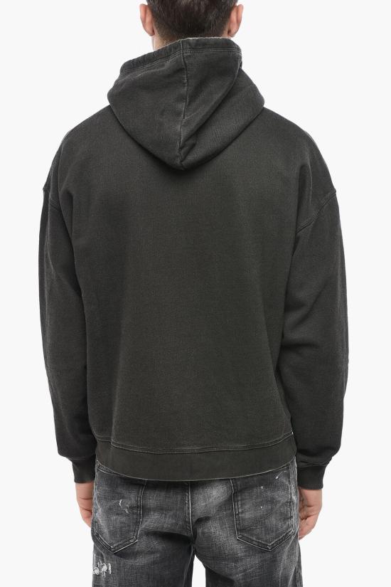  디스퀘어드2 후드 티셔츠 S74GU0860 S25599 900 Black - DSQUARED2