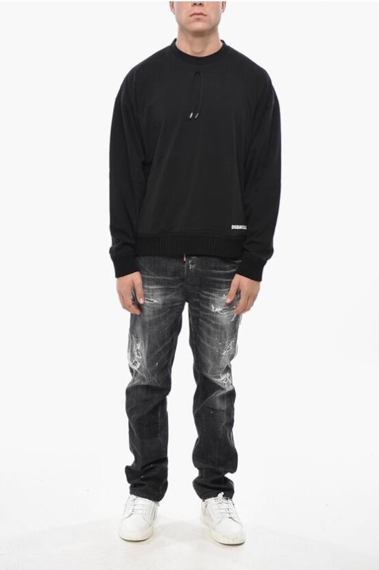  디스퀘어드2 긴팔 티셔츠 S74GD1416 S24658 900 Black - DSQUARED2