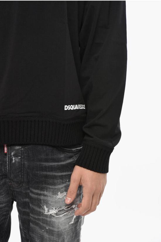  디스퀘어드2 긴팔 티셔츠 S74GD1416 S24658 900 Black - DSQUARED2