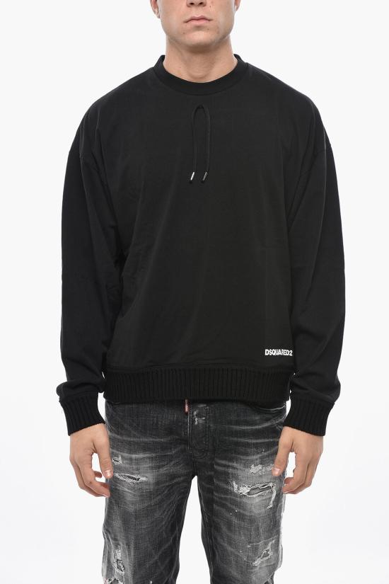  디스퀘어드2 긴팔 티셔츠 S74GD1416 S24658 900 Black