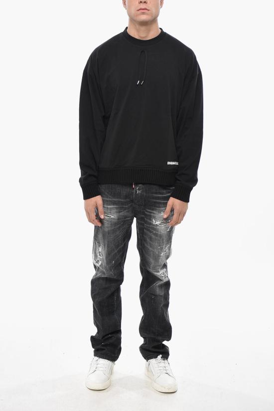  디스퀘어드2 긴팔 티셔츠 S74GD1416 S24658 900 Black - DSQUARED2