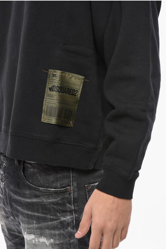  디스퀘어드2 후드 티셔츠 S74GU0862 S25030 900 Black - DSQUARED2