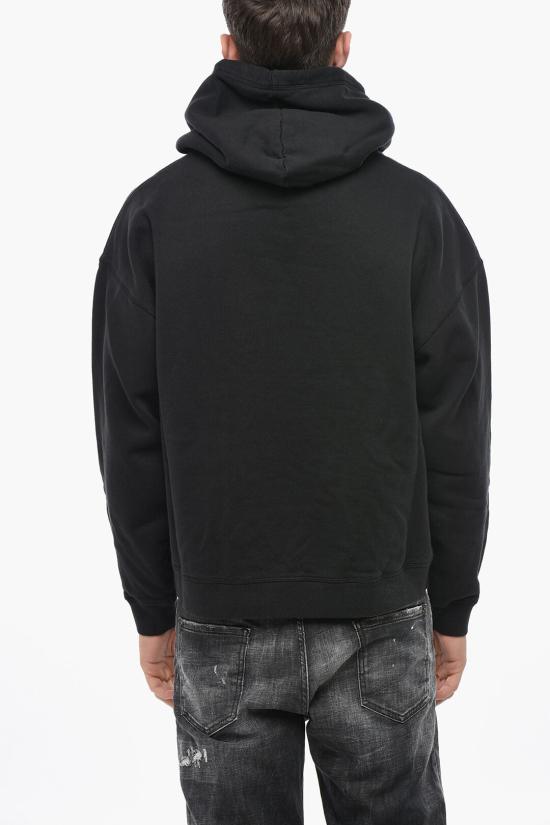  디스퀘어드2 후드 티셔츠 S74GU0862 S25030 900 Black - DSQUARED2