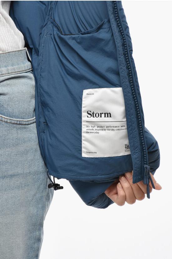  베이컨 숏패딩 BACPIGIU455 AVIATOR Blue - BACON