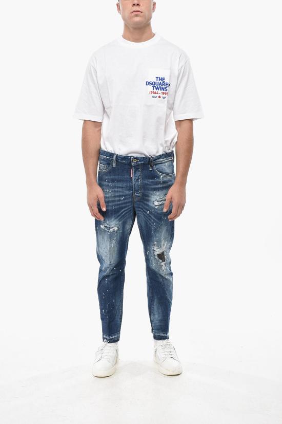  디스퀘어드2 데님 팬츠 S74LB1634 S30872 470 Blue - DSQUARED2