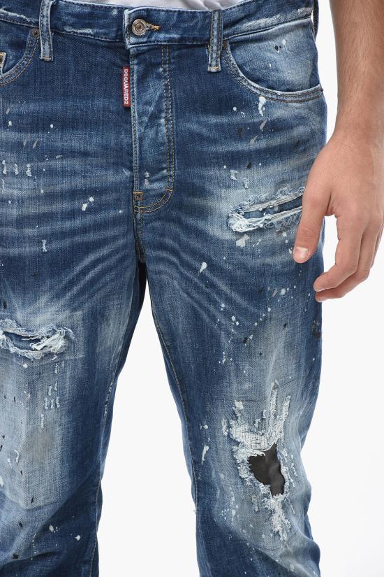  디스퀘어드2 데님 팬츠 S74LB1634 S30872 470 Blue - DSQUARED2