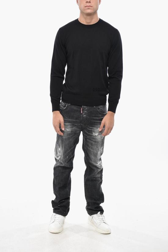  디스퀘어드2 스웨터 S74HA1529 D13085 900 Black - DSQUARED2