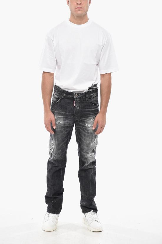  디스퀘어드2 데님 팬츠 S74LB1637 S30357 900 Black - DSQUARED2