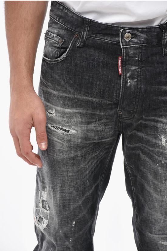  디스퀘어드2 데님 팬츠 S74LB1637 S30357 900 Black - DSQUARED2