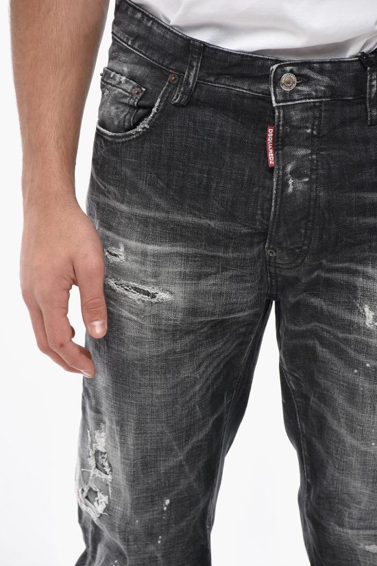  디스퀘어드2 데님 팬츠 S74LB1637 S30357 900 Black - DSQUARED2