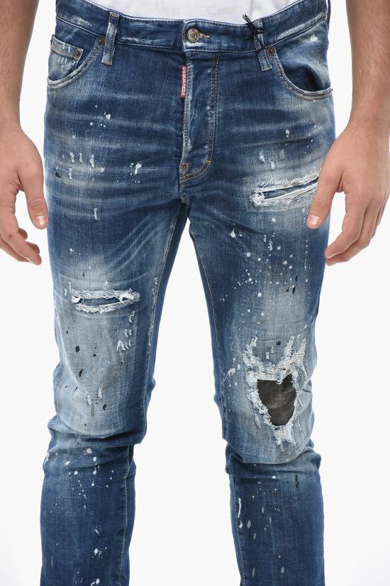  디스퀘어드2 데님 팬츠 S74LB1635 S30872 470 Blue - DSQUARED2