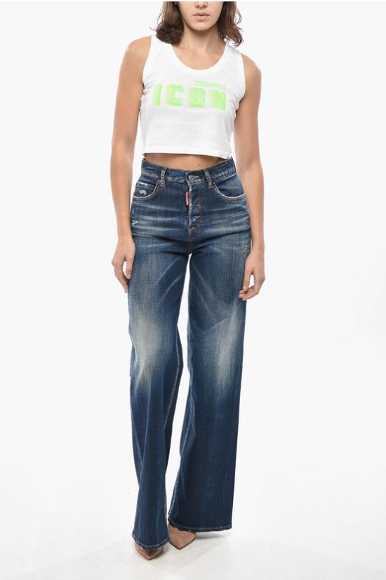  디스퀘어드2 민소매 티셔츠 S80NL0003 S24668 968 White - DSQUARED2