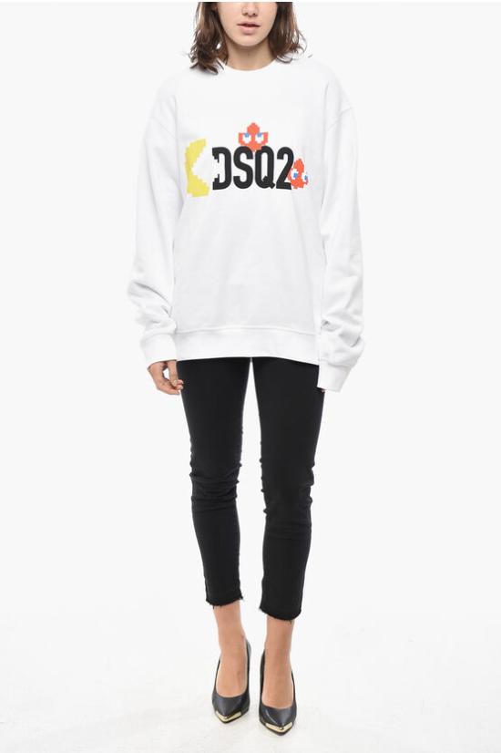  디스퀘어드2 긴팔 티셔츠 S71GU0638 S25516 100 White - DSQUARED2