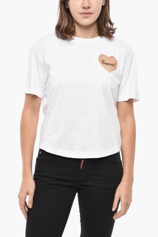  디스퀘어드2 반팔 티셔츠 S75GD0382 S24662 100 White