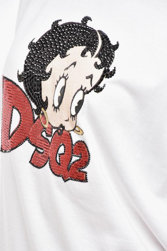 디스퀘어드2 반팔 티셔츠 S75GD0407 S24668 100 White - DSQUARED2
