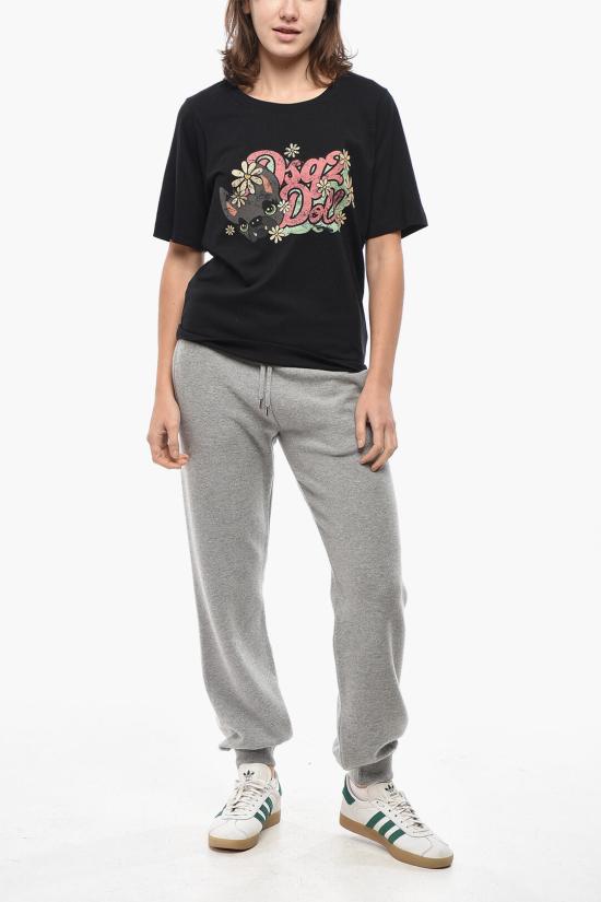  디스퀘어드2 반팔 티셔츠 S75GD0399 S24668 900 Black - DSQUARED2