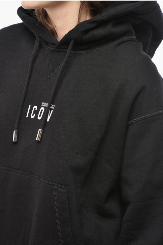  디스퀘어드2 후드 티셔츠 S80GU0020 S25516 965 Black - DSQUARED2