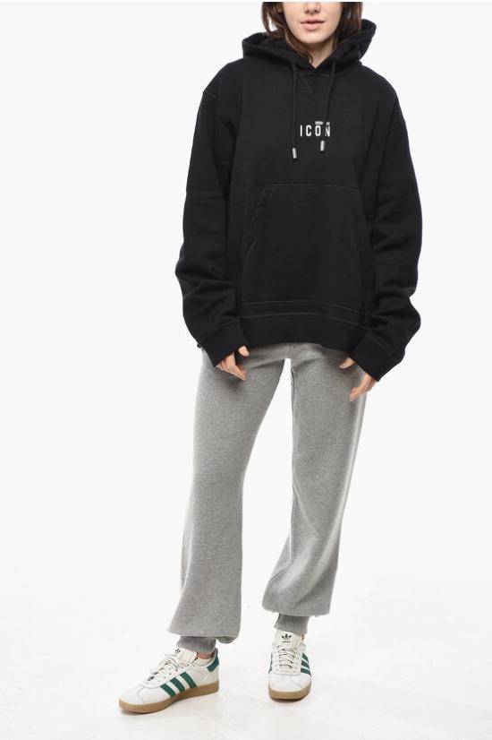  디스퀘어드2 후드 티셔츠 S80GU0020 S25516 965 Black - DSQUARED2