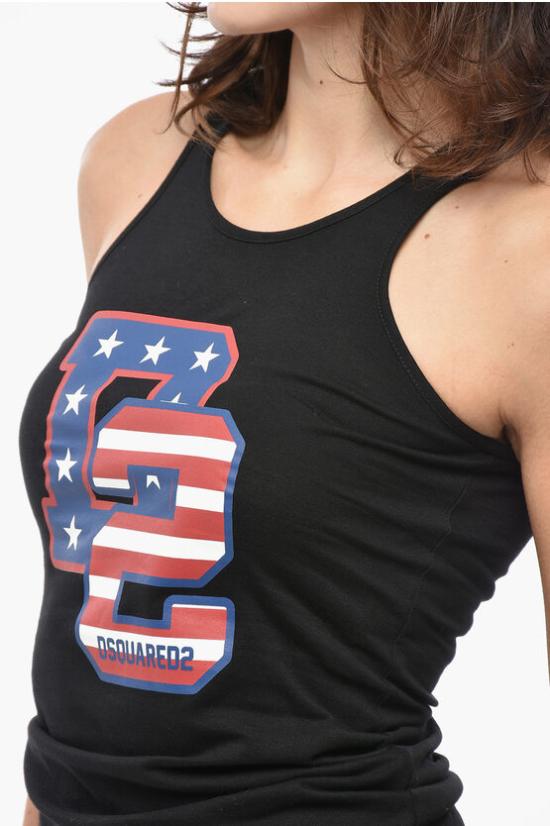  디스퀘어드2 민소매 티셔츠 S75NL0041 S24668 900 Black - DSQUARED2