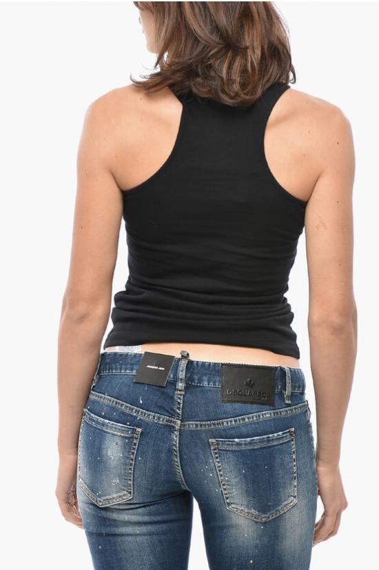  디스퀘어드2 민소매 티셔츠 S75NL0041 S24668 900 Black - DSQUARED2