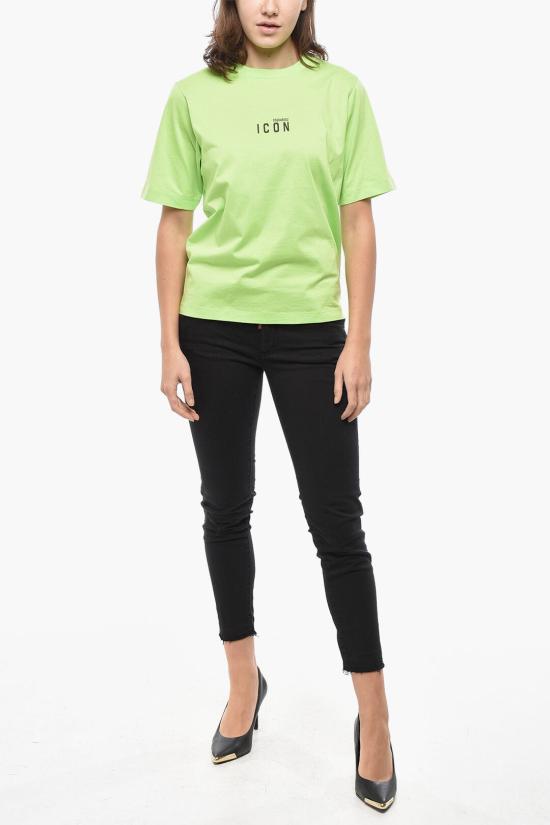  디스퀘어드2 반팔 티셔츠 S80GC0057 S23009 666 Green - DSQUARED2