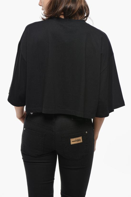  디스퀘어드2 반팔 티셔츠 S80GC0065 S24668 900 Black - DSQUARED2