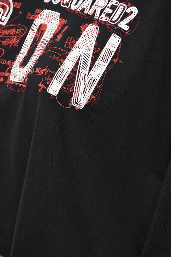  디스퀘어드2 반팔 티셔츠 S80GC0065 S24668 900 Black - DSQUARED2