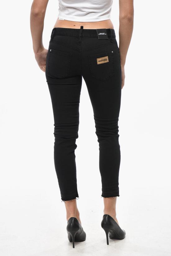  디스퀘어드2 크롭 팬츠 S75LB0208 S44531 900 Black - DSQUARED2